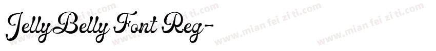 JellyBelly Font Reg字体转换